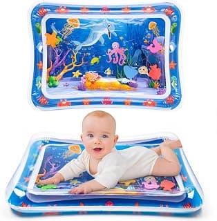 Yeeeasy Tummy Time Water Mat丨Inflatable Tummy Time Water Play Mat for Babies, Infants and Toddlers 3 to 24 Months Promote Development Toys Baby Toys essentials and Gifts