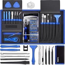 Magnetic Screwdriver Set for Laptop, PC, MacBook, Tablet, iPhone, PS4, Electronics, Gamer Tech Gifts for Men (Blue)