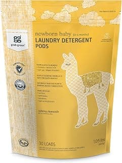 Mineral and Bio-Based; No Harsh Chemicals; Velcro Closure; Stain Remover; Newborn Laundry (0-4 months)