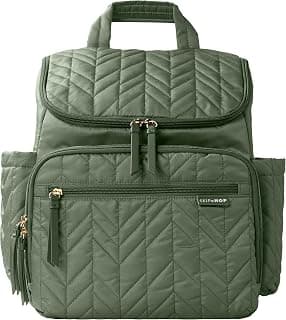 Diaper Bag Backpack: Forma, Multi-Function Baby Travel Bag with Changing Pad & Stroller Attachment, Sage