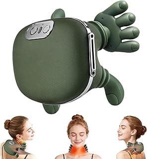 Neck Massager with 10-Min Auto Shut-Off & 2 Heat Levels, Pain Relief for Daily Relaxation, During Breaks or Before Bed