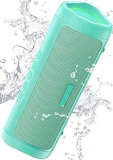 Bluetooth Speaker, 20W HD Sound, Portable Wireless, IPX5 Waterproof, Up to 24H Playtime, TWS Pairing, for Home/Party/Outdoor/Camping/Beach Essentials, Electronic Gadgets, Birthday Gift (Teal)