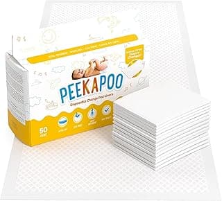 Super Soft, Waterproof, Ultra-Absorbent, Fragrance-Free, 24 x 18 Inch, Portable, Travel-Friendly, Pee Pads, BPA & PFAS Free