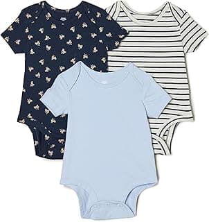 Amazon Essentials x Sofia Grainge Unisex Babies' Short Sleeve Crewneck Bodysuit