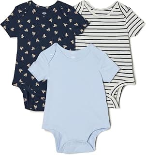Amazon Essentials x Sofia Grainge Unisex Babies' Short Sleeve Crewneck Bodysuit