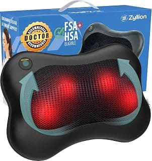 Doctor Recommended, Shiatsu, Deep Tissue, 3D Kneading, Muscle Therapy, Car Adapter, Corded Electric, UL 1647 Safety Certified