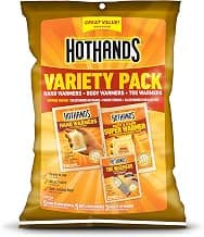 HotHands Toe, Hand, & Body Warmer Variety Pack - Long Lasting Safe Natural Odorless Air Activated Warmers