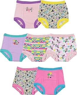 Disney Girls Minnie Mouse Potty Training Pants and Starter Kit with Stickers & Tracking Chart in Sizes 18m, 2t, 3t, 4t