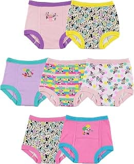 Disney Girls Minnie Mouse Potty Training Pants and Starter Kit with Stickers & Tracking Chart in Sizes 18m, 2t, 3t, 4t